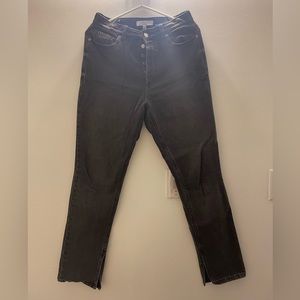 Dynamite grey wash button fly jeans sz 28